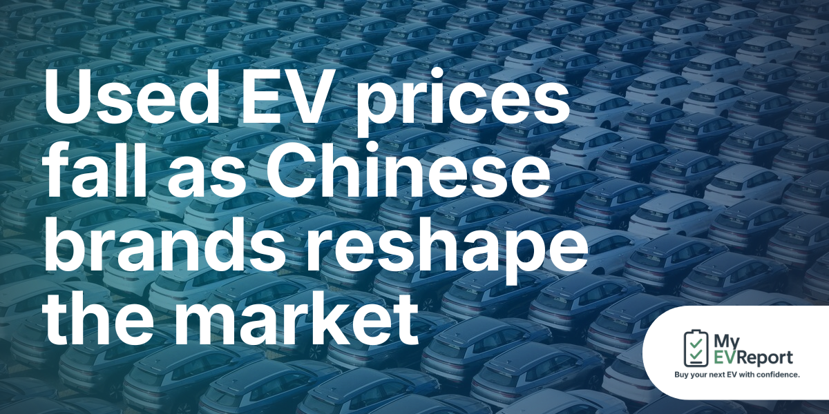 Used EV prices fall as Chinese brands reshape the market